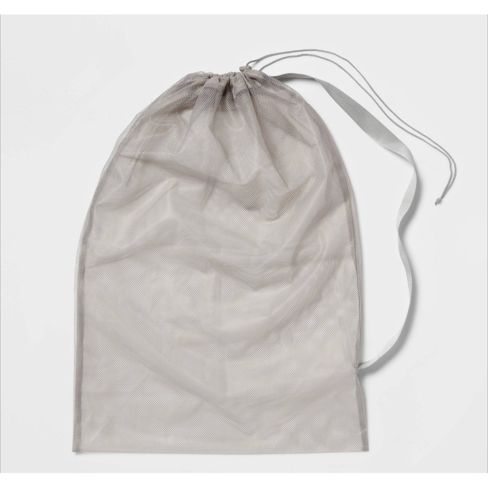 Room Essentials Laundry Bags 36" x 24" gray Mesh